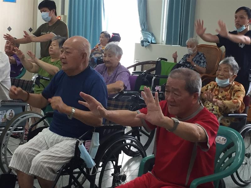 體適能活動,宜福住宿長照機構