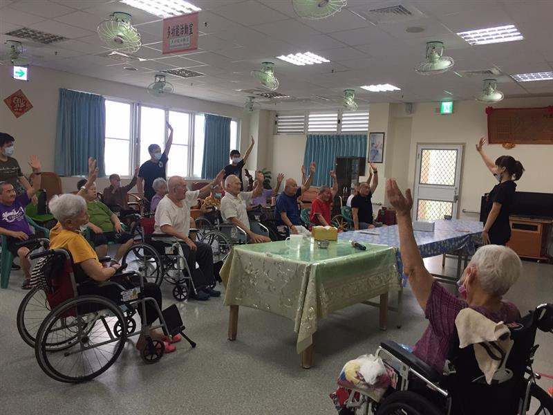體適能活動,宜福住宿長照機構