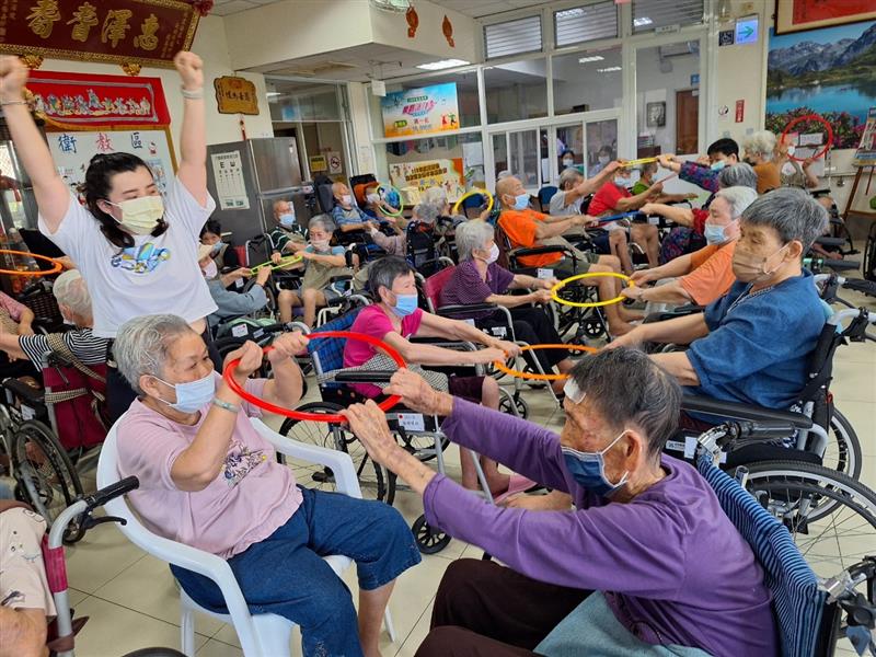 體適能活動,宜福住宿長照機構