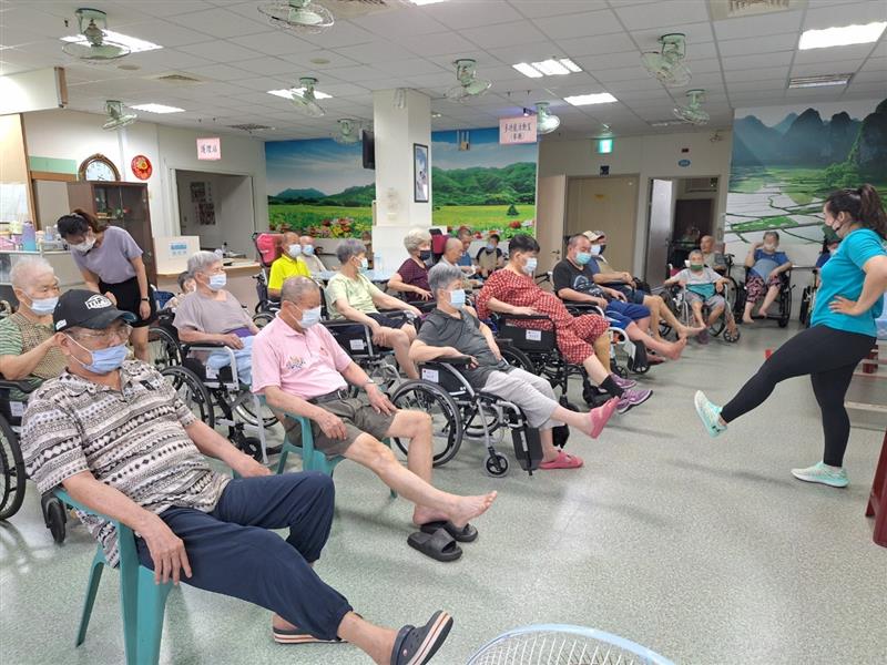體適能活動,宜福住宿長照機構