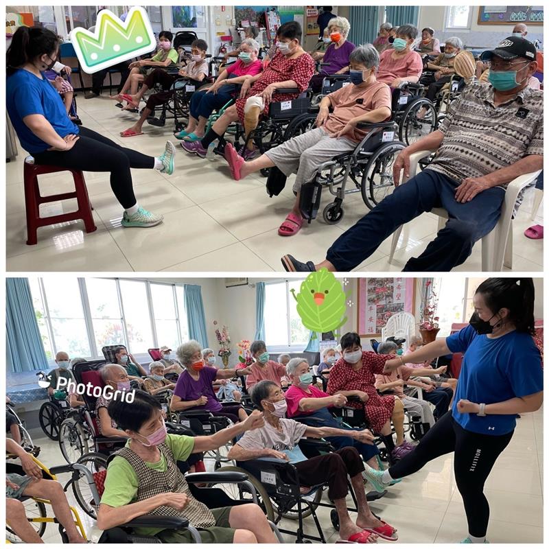 體適能活動,宜福住宿長照機構