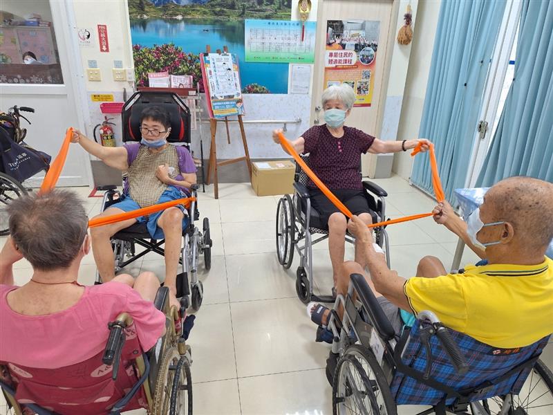 體適能活動,宜福住宿長照機構