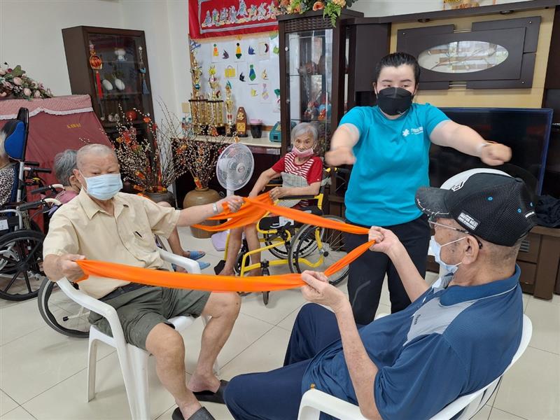 體適能活動,宜福住宿長照機構