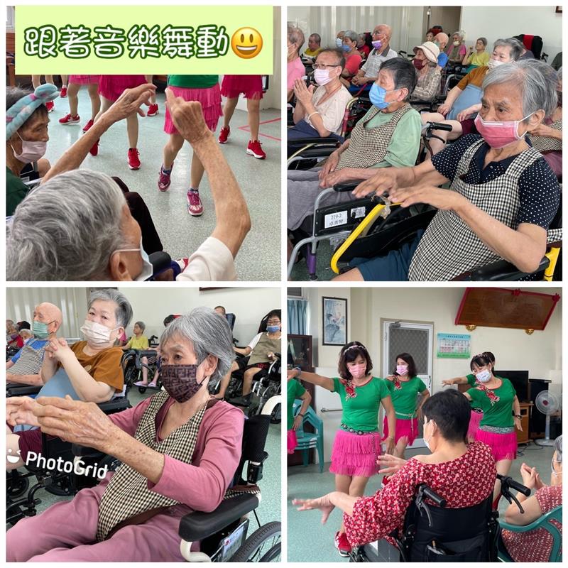 閃亮亮舞團表演慶中秋,宜福住宿長照機構