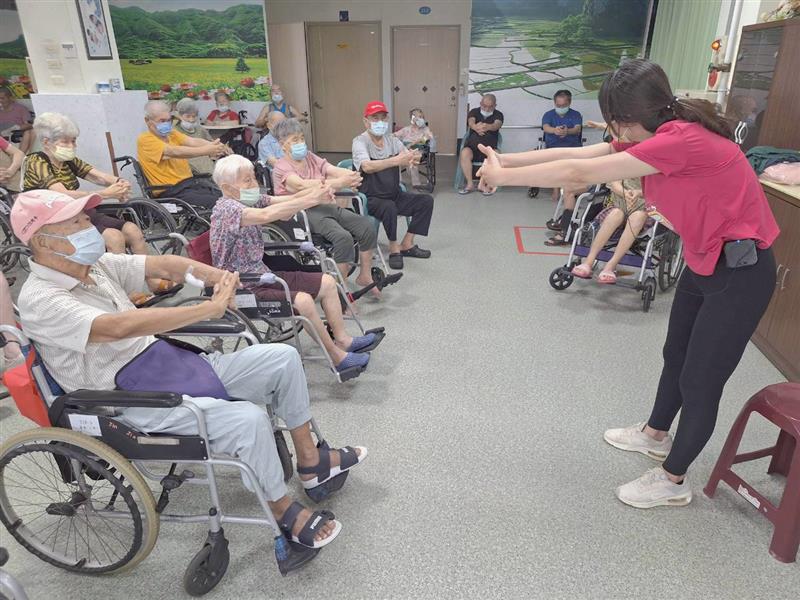體適能活動,宜福住宿長照機構