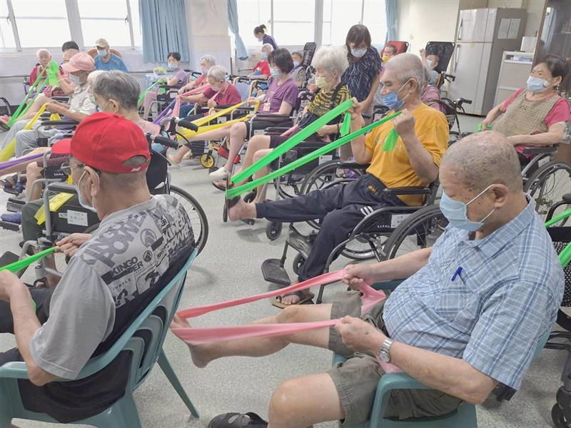 體適能活動,宜福住宿長照機構