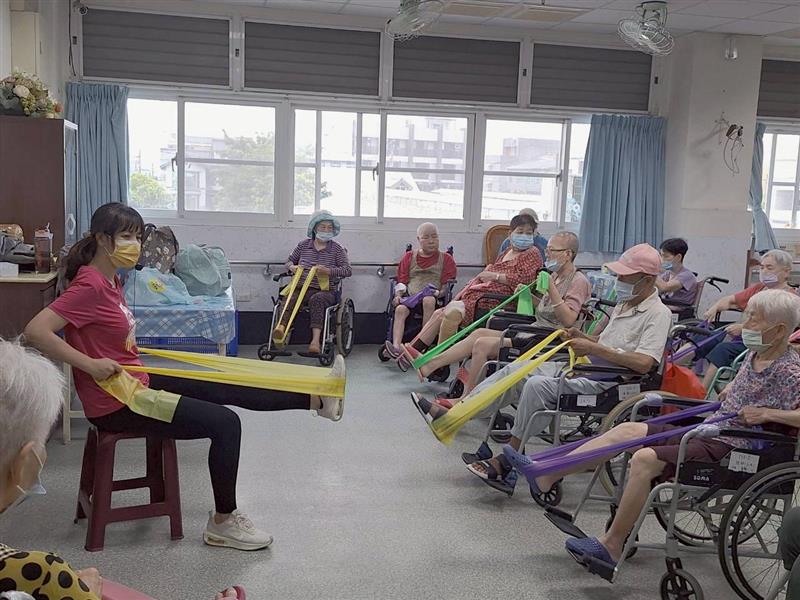 體適能活動,宜福住宿長照機構