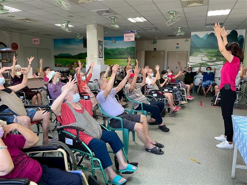 體適能活動,宜福住宿長照機構