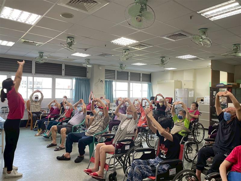 體適能活動,宜福住宿長照機構